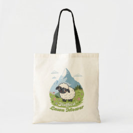 Fluffiest Lawn Mower – Adorable Blacknose Sheep Tote Bag