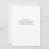Fluffim Mouse Invitation Card (Dos)