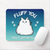 Fluffin Fluff Kitty Cat Muismat (Met muis)