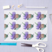 Fluffy Baby Hummingbird Tissuepapier (Craft)