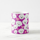 Fluffy Bichon en harten Mok (Center)