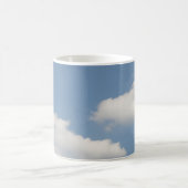 Fluffy Blanc Cumulus Nuages Mug (Centre)