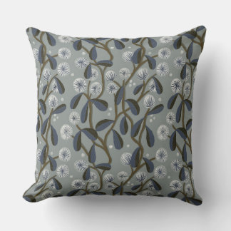 Fluffy bloem patroon ontwerp op kussen