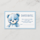 Fluffy blue beer informatiekaartje (Voorkant)