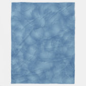 Fluffy Blue Fleece Deken (Voorkant)