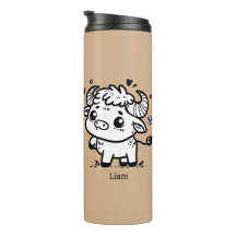 Fluffy Buffalo Baby - Kawaii Boerderij Animal