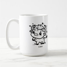 Fluffy Buffalo Baby - Kawaii Boerderijdier