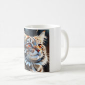 Fluffy Cat Face Mug Koffiemok (Voorkant rechts)
