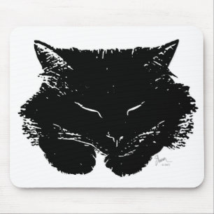 Fluffy Cat Mousepad Muismat