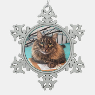Fluffy Cat Ornament