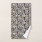 Fluffy Cattails Nature Motif (Serviette à main)