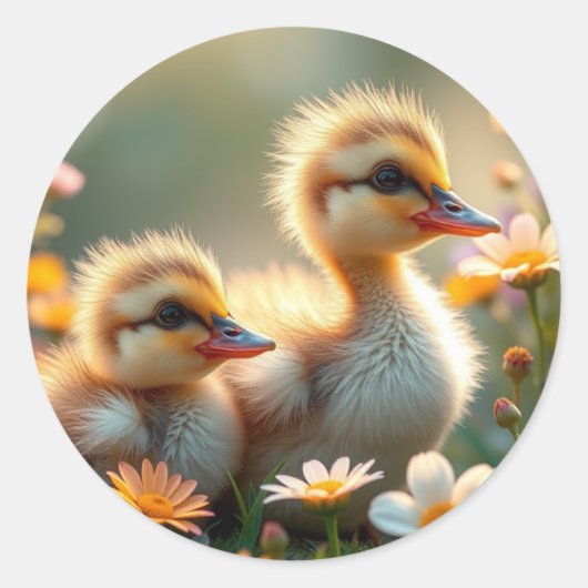 Fluffy Chick Stickers (Voorkant)