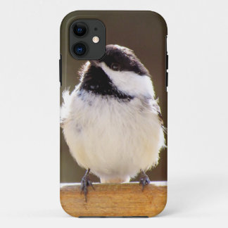 Fluffy chickadee iPhone 5 hoesje