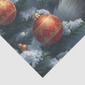 Fluffy Christmas Cats Tissue Paper Tissuepapier (Detail)