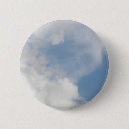 Fluffy Clouds-Button Ronde Button 5,7 Cm (Voorkant)