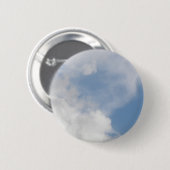 Fluffy Clouds-Button Ronde Button 5,7 Cm (Voorkant /achterkant)