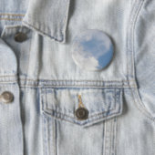 Fluffy Clouds-Button Ronde Button 5,7 Cm (In situ)