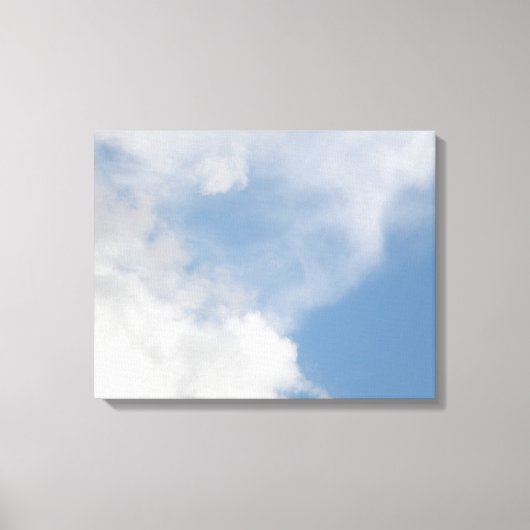 Fluffy Clouds Canvas afdrukken (Voorkant)
