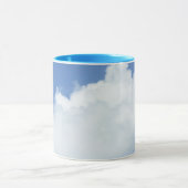 Fluffy Clouds in Bright Blue Sky Mok (Midden)
