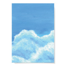 Fluffy Clouds Print, Waarde Poster Papier (mat)