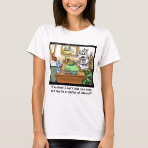 Fluffy Cohen Adv @Claw Grappige Kat & Advocaat T-shirt