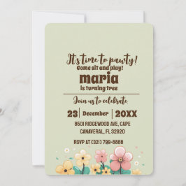 Fluffy Corgi Dog Puppy Verjaardag Retro Leuke teke Kaart