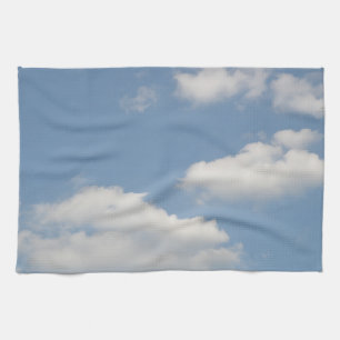 Fluffy Cumulus Nuages Serviette de cuisine