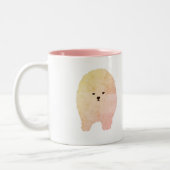 Fluffy Cute Dog Cartoon Mok (Links)