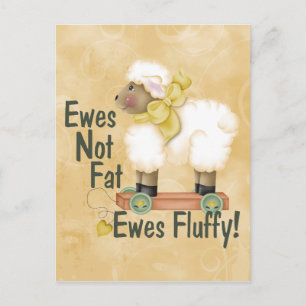 Fluffy Ewes Briefkaart