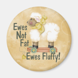 Fluffy Ewes Magneet