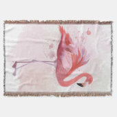 Fluffy Flamingo Deken (Voorkant)