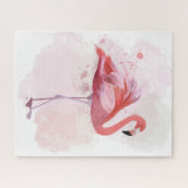 Fluffy Flamingo Legpuzzel (Horizontaal)