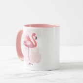 Fluffy Flamingo Mok (Voorkant links)