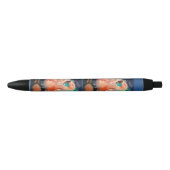 Fluffy Flamingo Zwarte Inkt Pen (Voorkant)