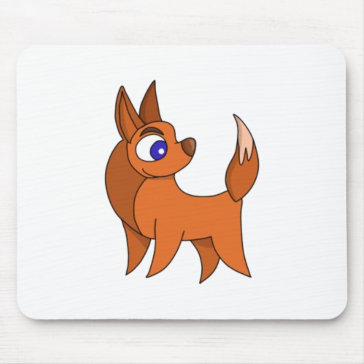 Fluffy Fox Muismat (Voorkant)