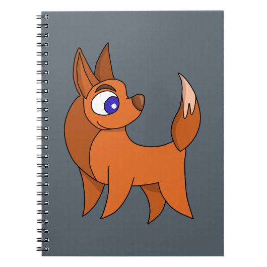 Fluffy Fox Notitieboek (Voorkant)