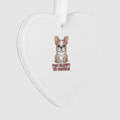 Fluffy French Bulldog Too Fluffy to Handle (devant)