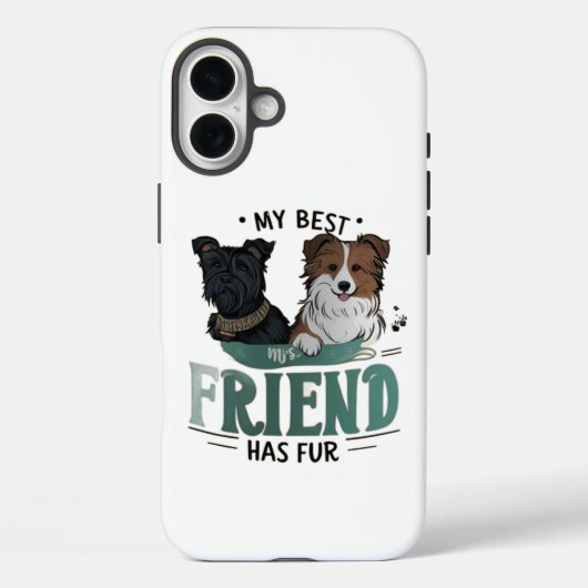 Fluffy Friend voor altijd Case-Mate iPhone Case (Achterkant)