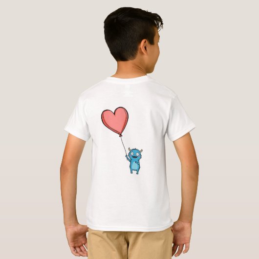 Fluffy Friend's Flight T-shirt (Achterkant volledig)