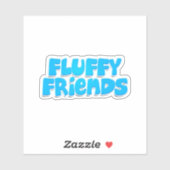 Fluffy Friends Sticker (Vel)
