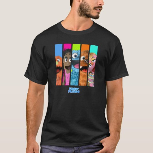Fluffy Friends "The Gang" T-shirt (Voorkant)