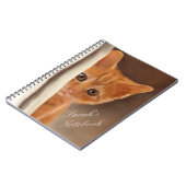 Fluffy Ginger Kitten Notitieboek (Linkerzijde)