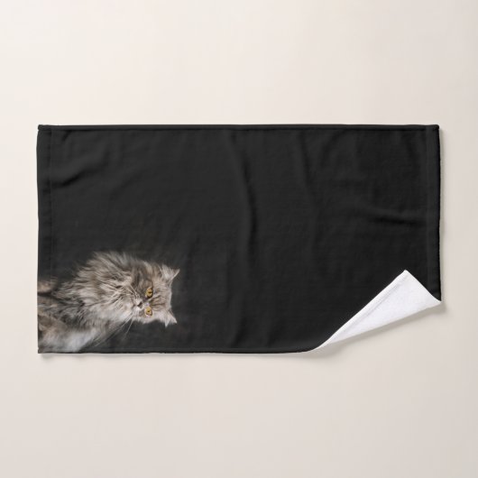 Fluffy Gris (Serviette à main)