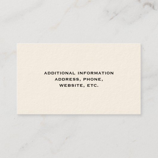 Fluffy Hond en Kat Whimsical Pet Sitter Groomer Visitekaartje (Achterkant)