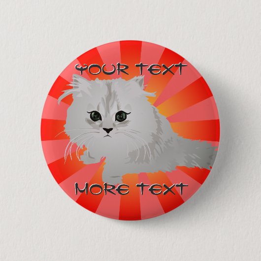 Fluffy Kitten Button (Voorkant)