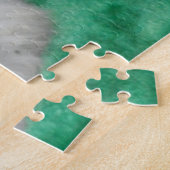 Fluffy Lionhead Bunny Rabbit Legpuzzel (Zijkant)