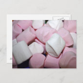 Fluffy Marshmallow Briefkaart (Voorkant / Achterkant)