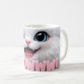 Fluffy Meoww Cat Mug (Devant droit)