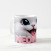 Fluffy Meoww Cat Mug (Devant gauche)