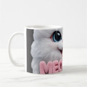 Fluffy Meoww Cat Mug (Gauche)
